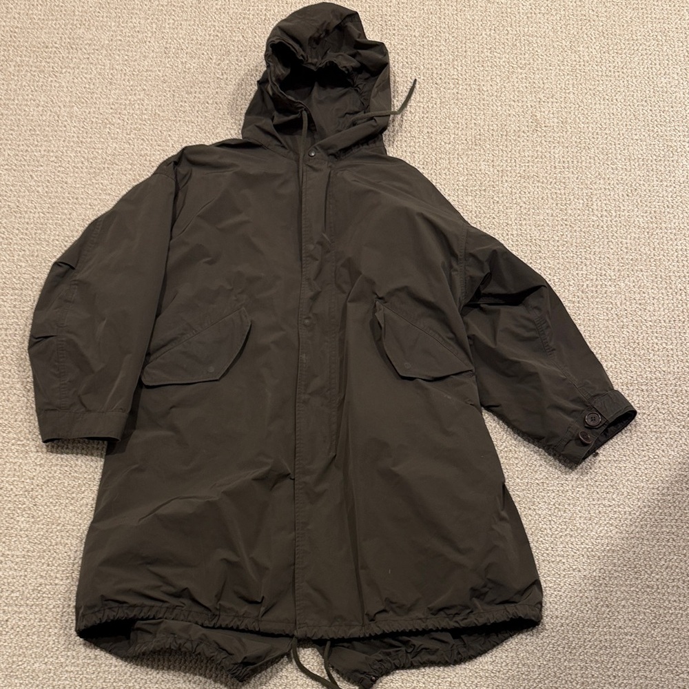 Aspesi Cicerchiata Insulated Parka Jacket, Minimalist, Made in Italy, Size M